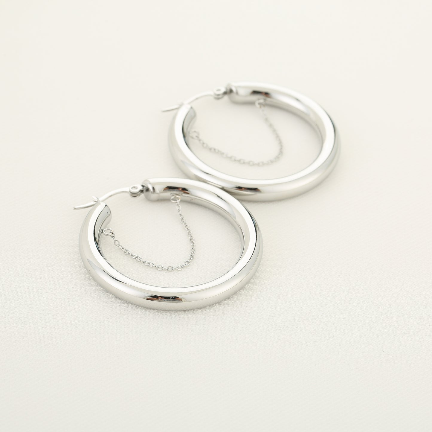 Oorbellen Halo - Zilver