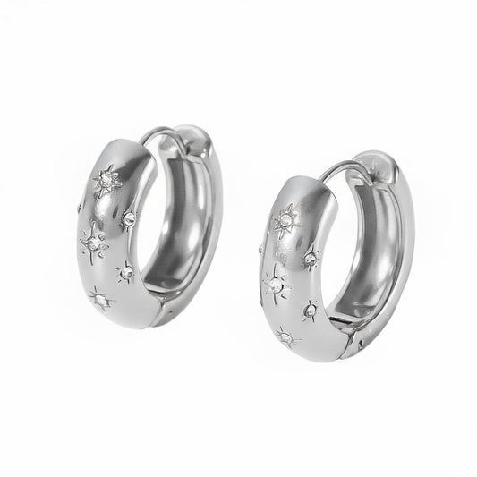 Oorbellen Stargazing - Zilver