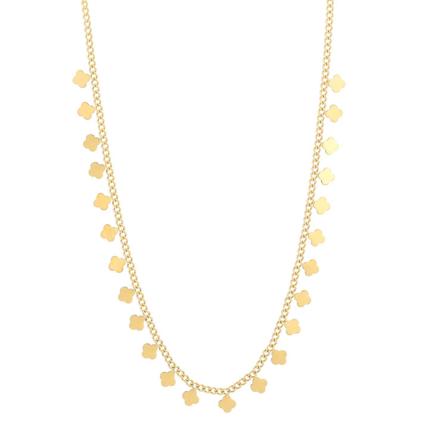 Ketting Klavertjes - Goud