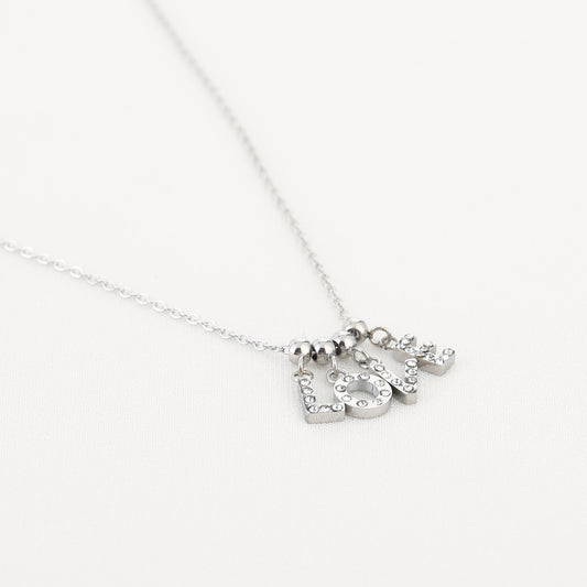 Ketting Love - Zilver