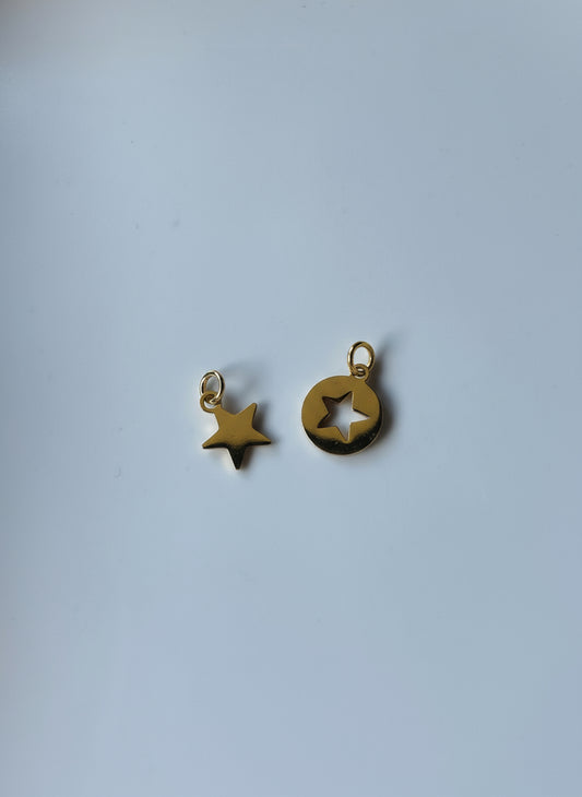 Sterren bedels - Stainless steel