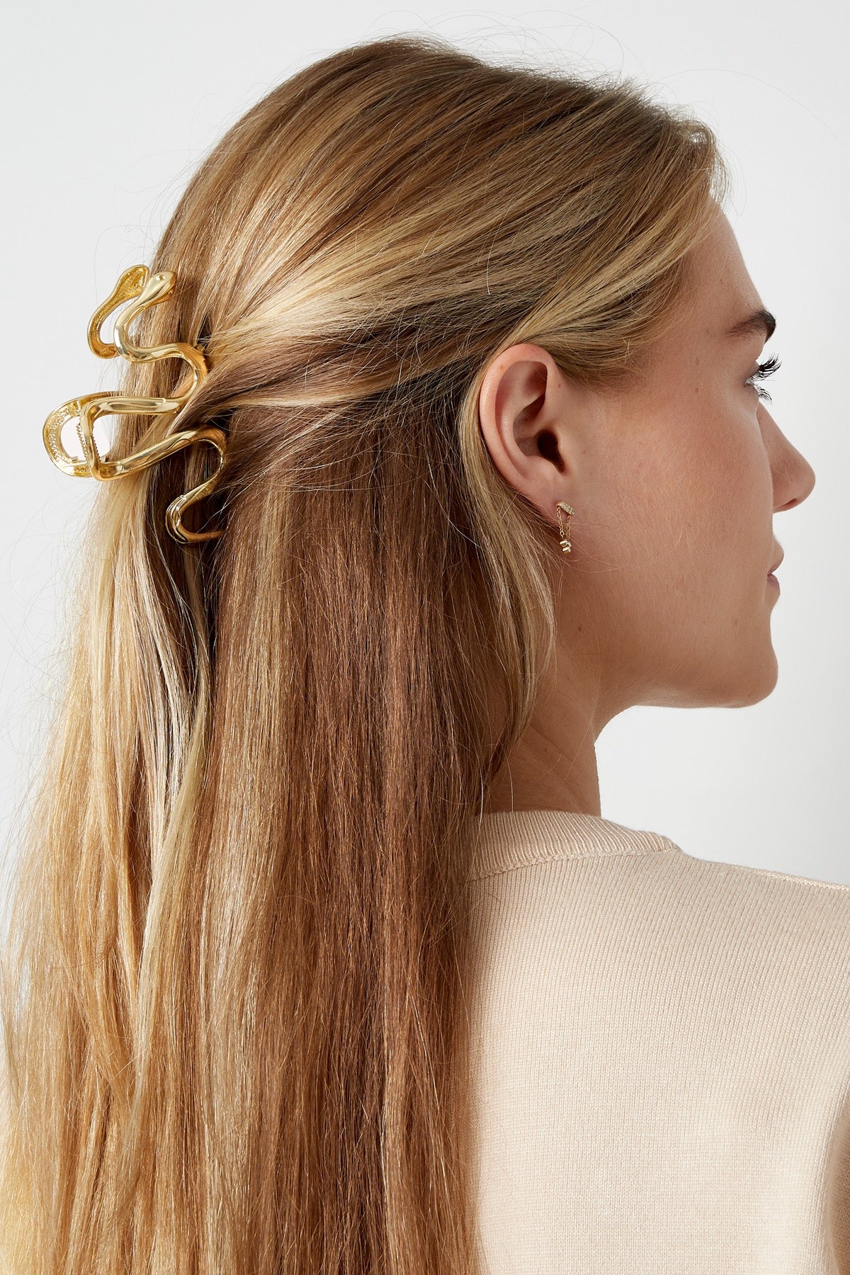 Haarklem Swirl - Goud