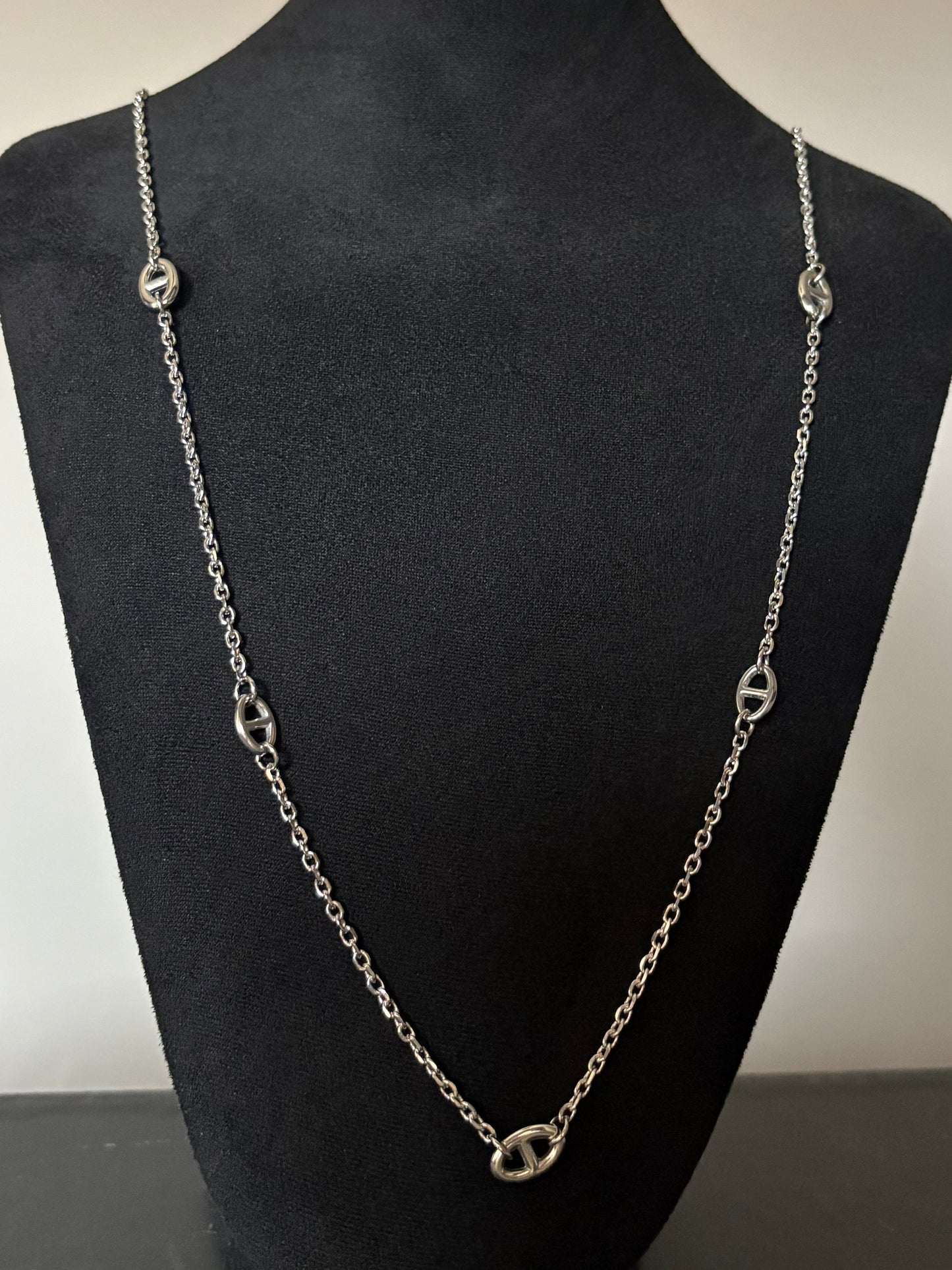 Lange ketting The good life - Zilver