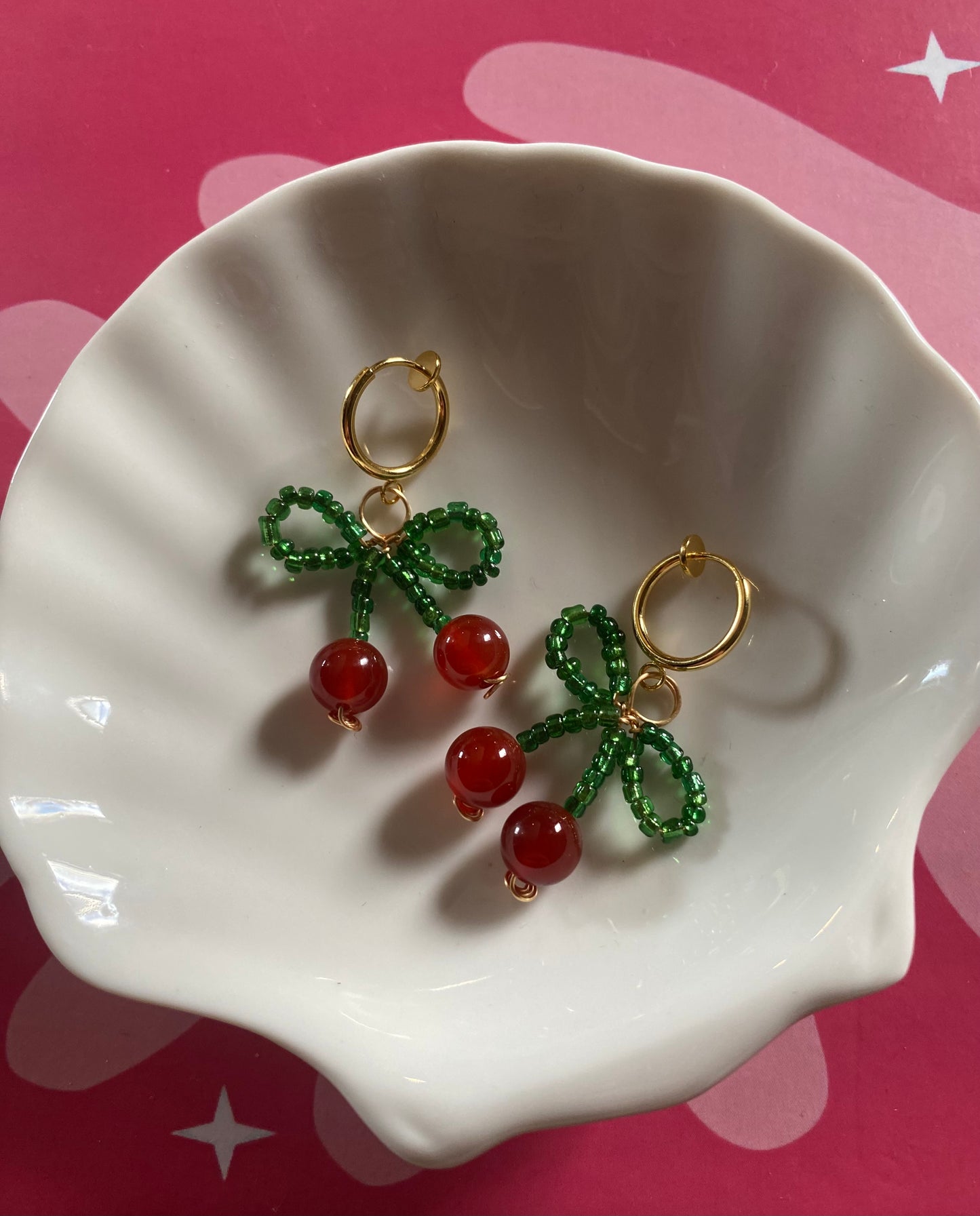 Clipoorbel kers - goud