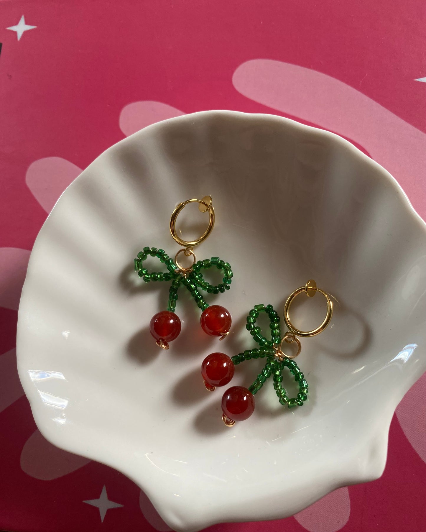 Clipoorbel kers - goud