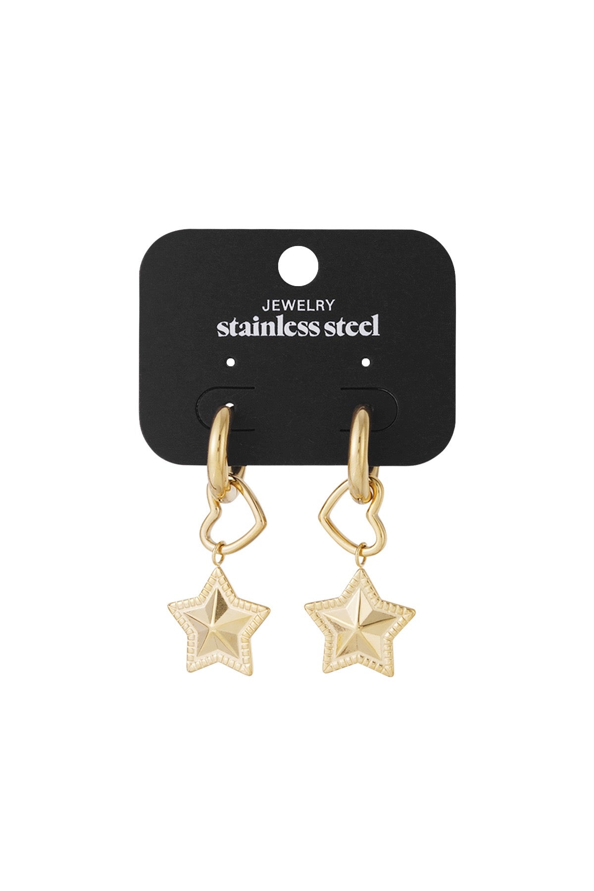 Oorbellen Soul star - Goud