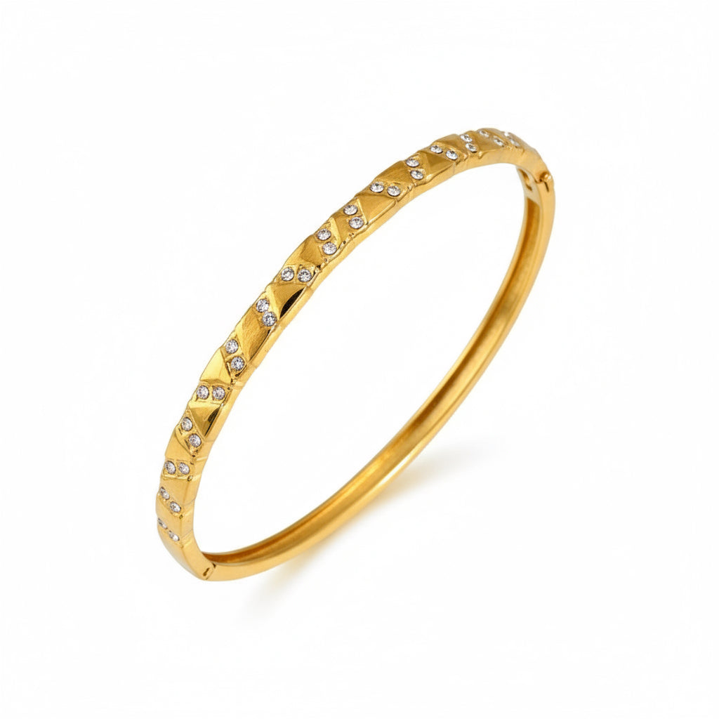 Bangle armband Bling - Goud