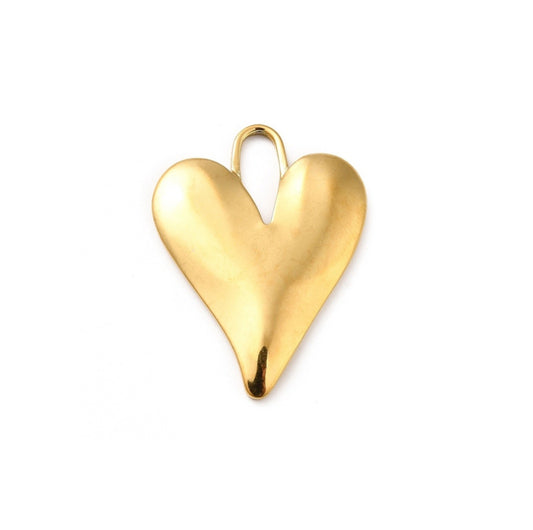 Bedel Groot hart - Stainless steel