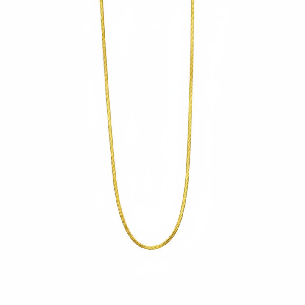 Gladde Ketting - Goud