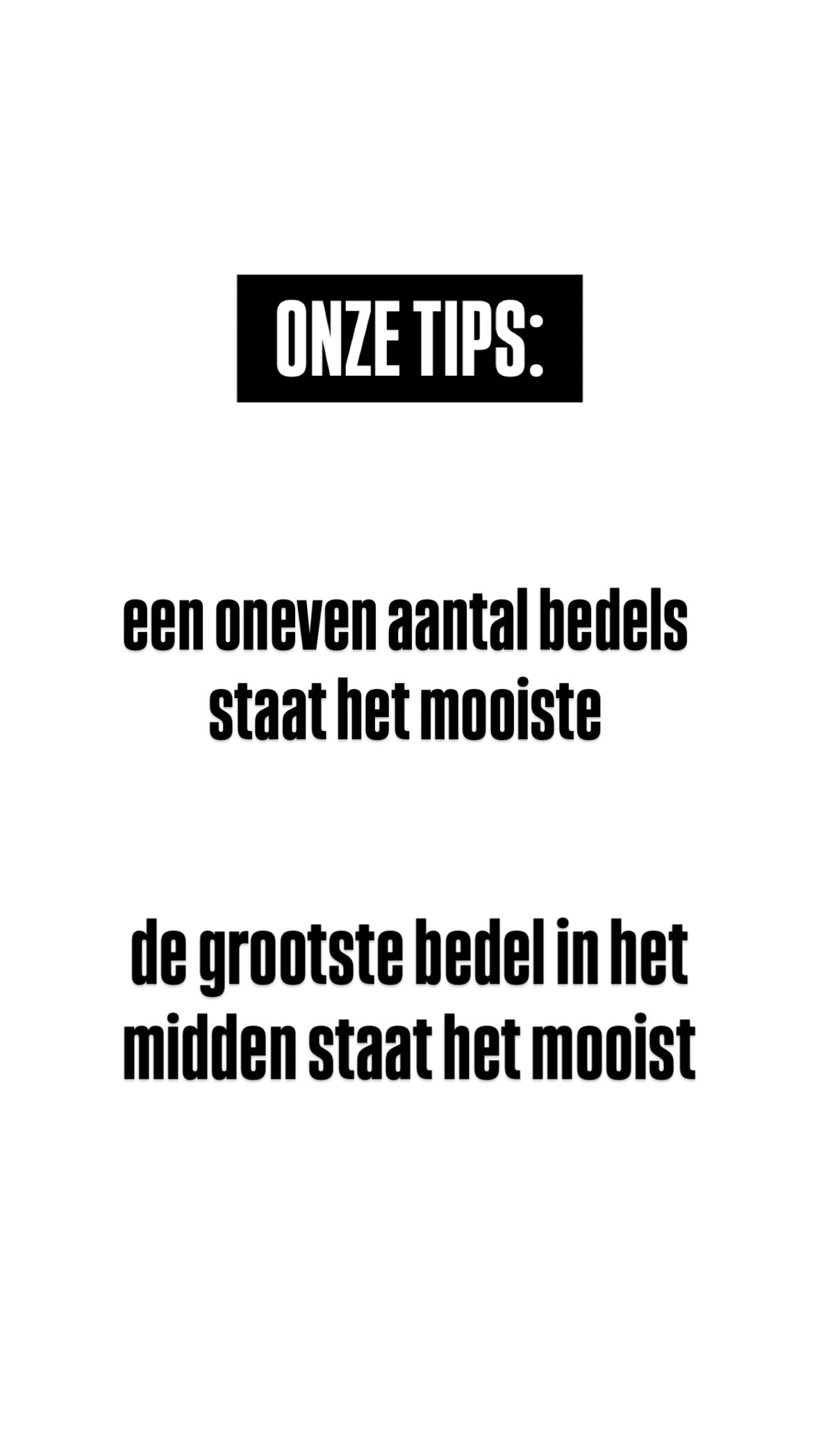 Onze tips