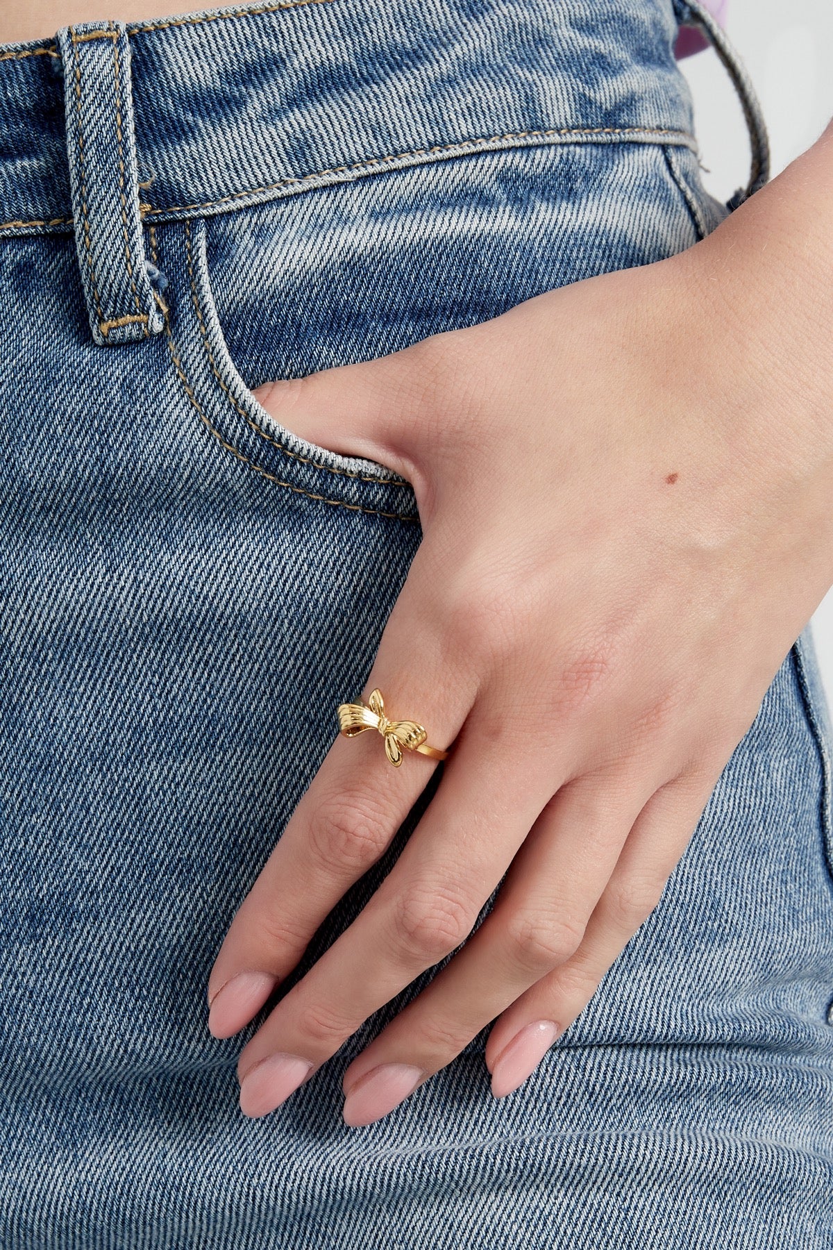 Ring Bow - Goud