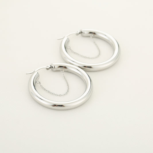 Oorbellen Halo - Zilver