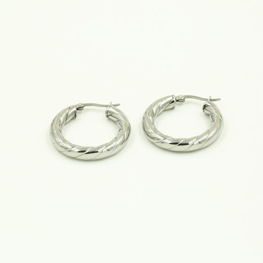 Oorbellen Loop - Zilver