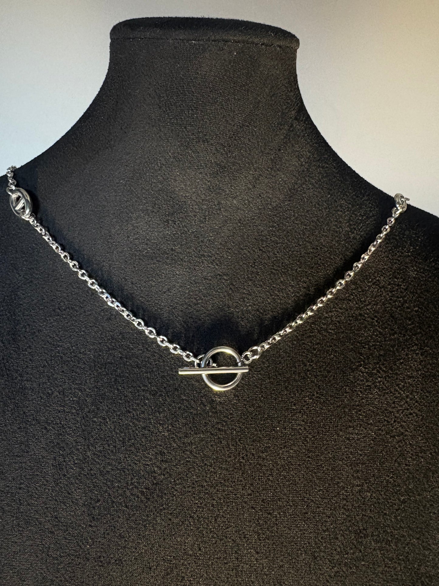 Lange ketting The good life - Zilver