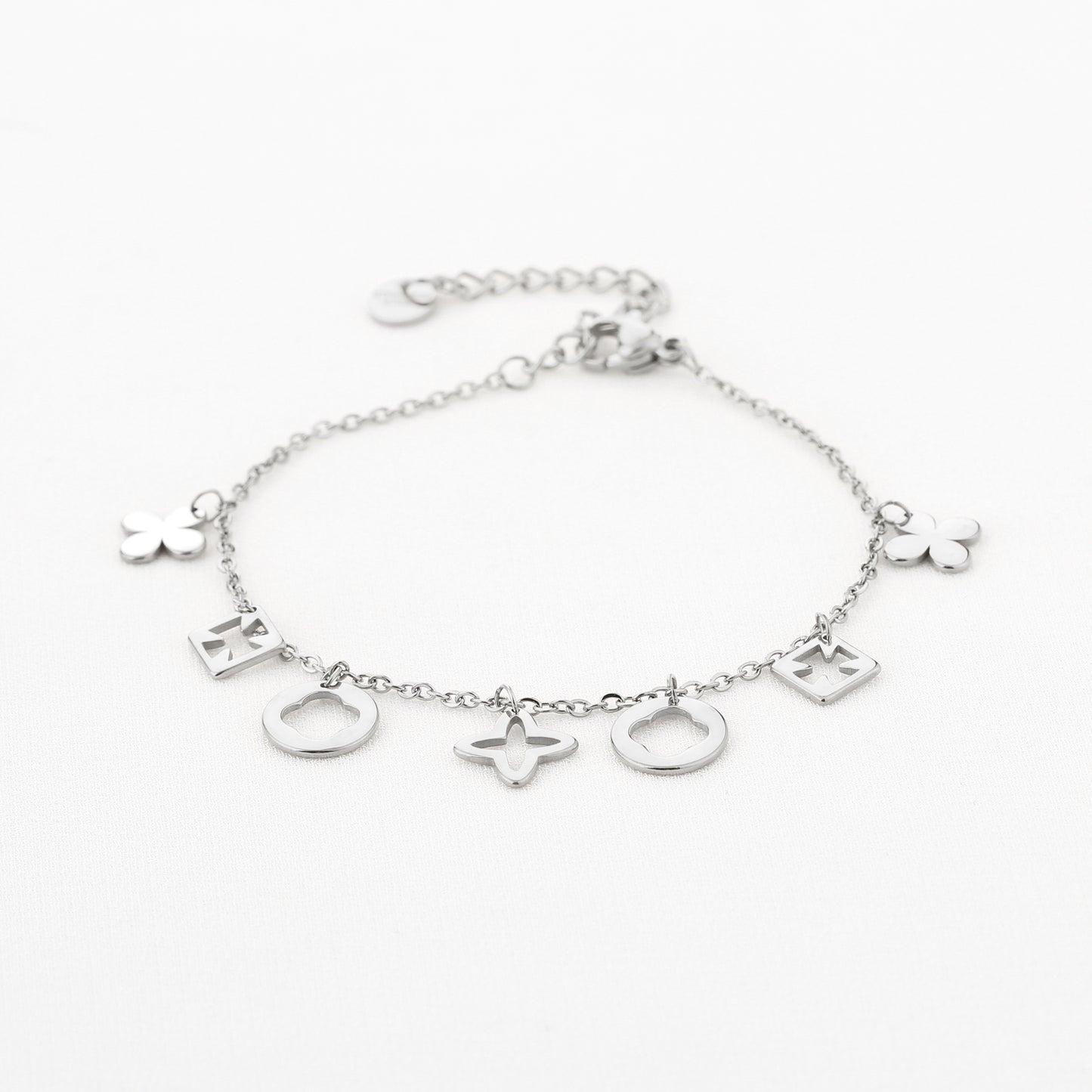 Armband Klavers - Zilver