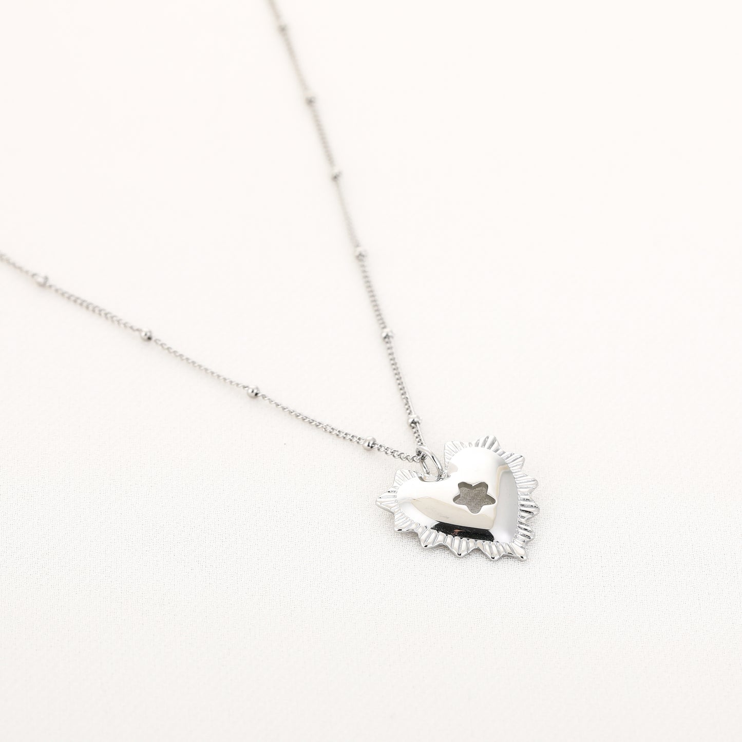 Ketting Heartstar - Zilver