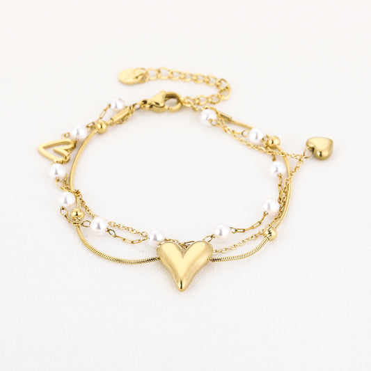 Armband Fleur - Goud