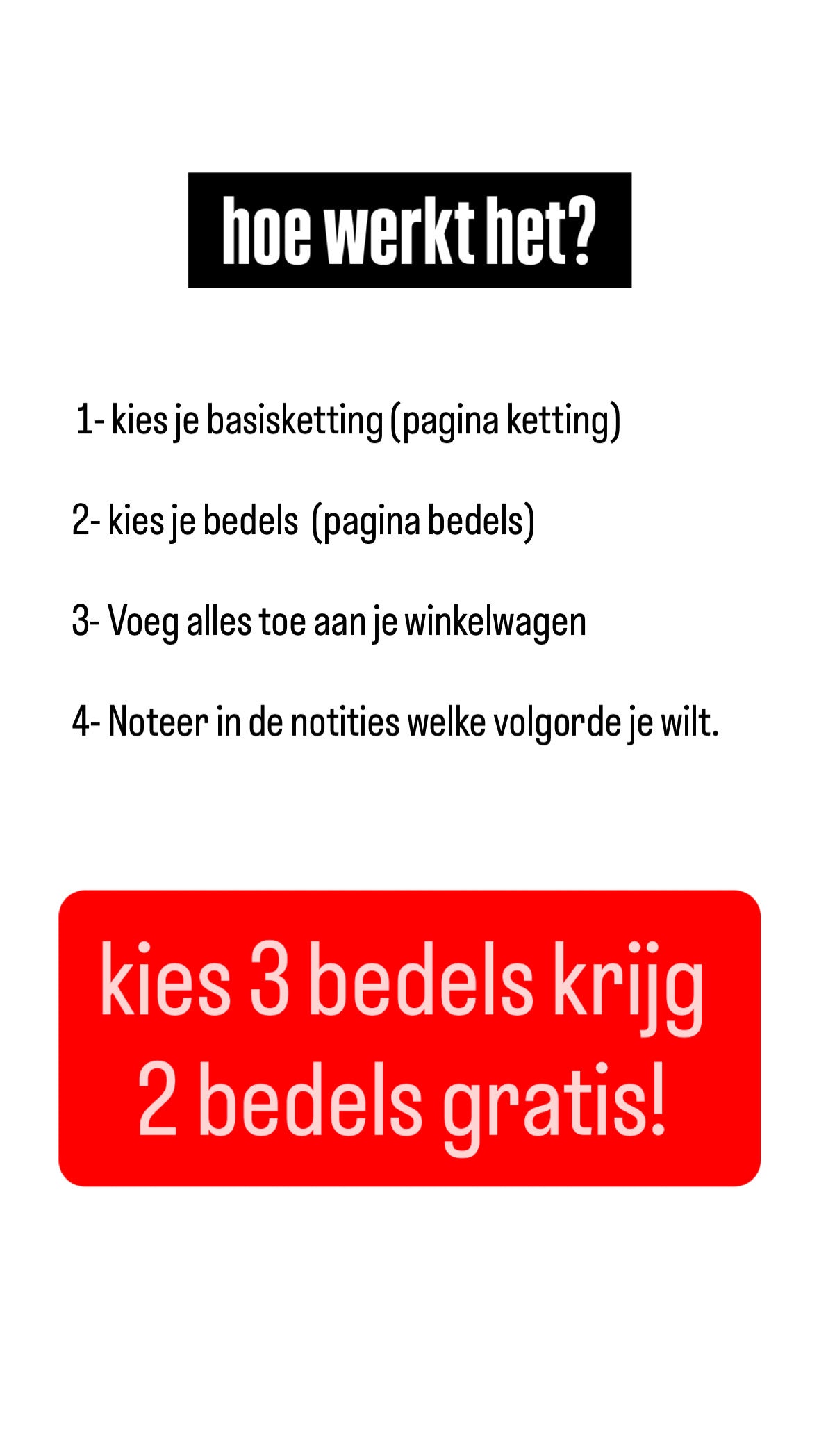 Hoe werkt het? - Kettingen