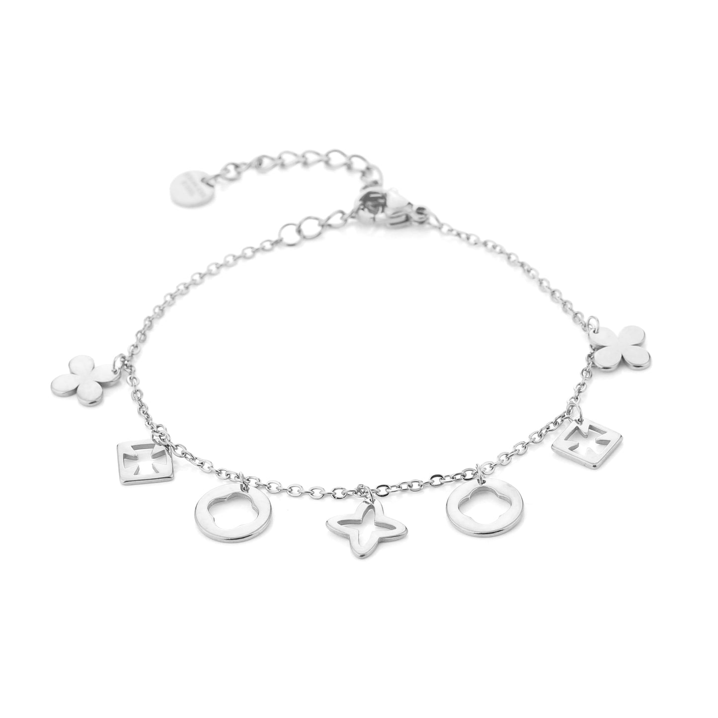 Armband Klavers - Zilver