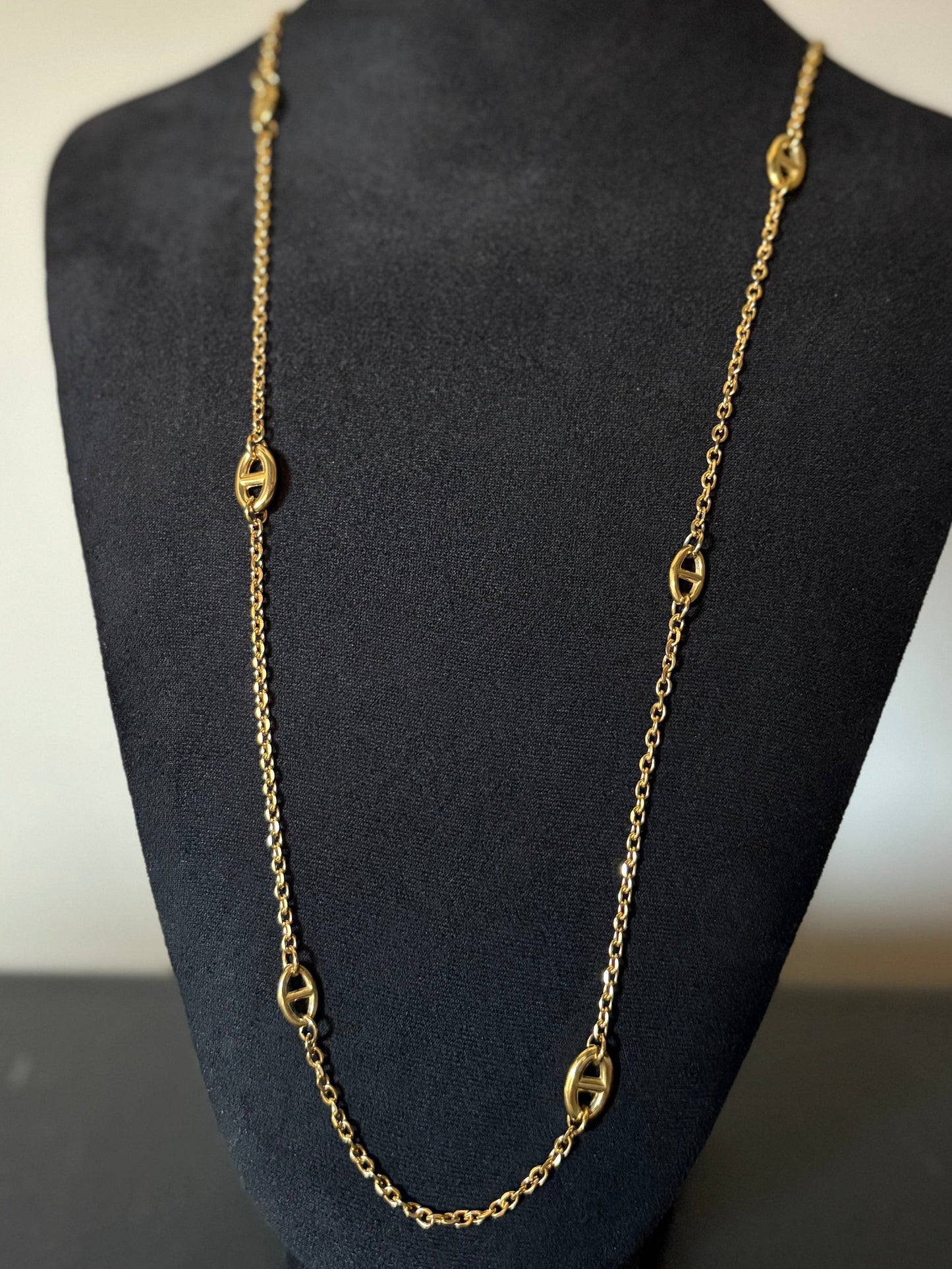 Lange ketting The good life - Goud