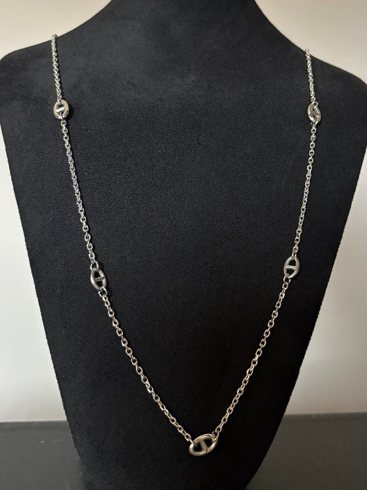 Lange ketting The good life - Zilver