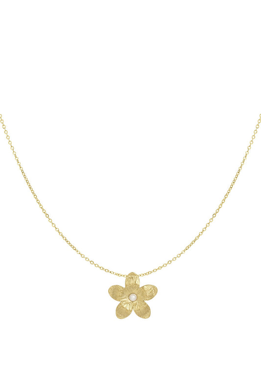 Ketting Blossom burst - Goud