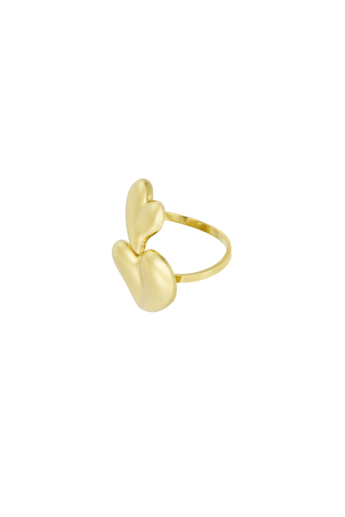 Ring Double love - Goud