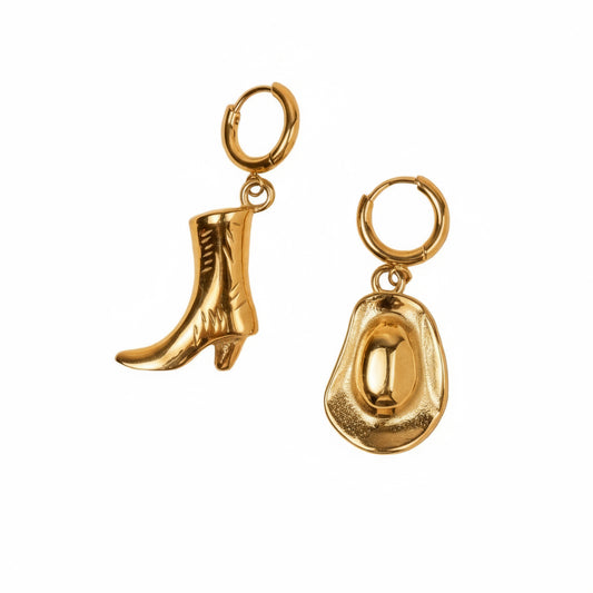Oorbellen Cowboy - Goud