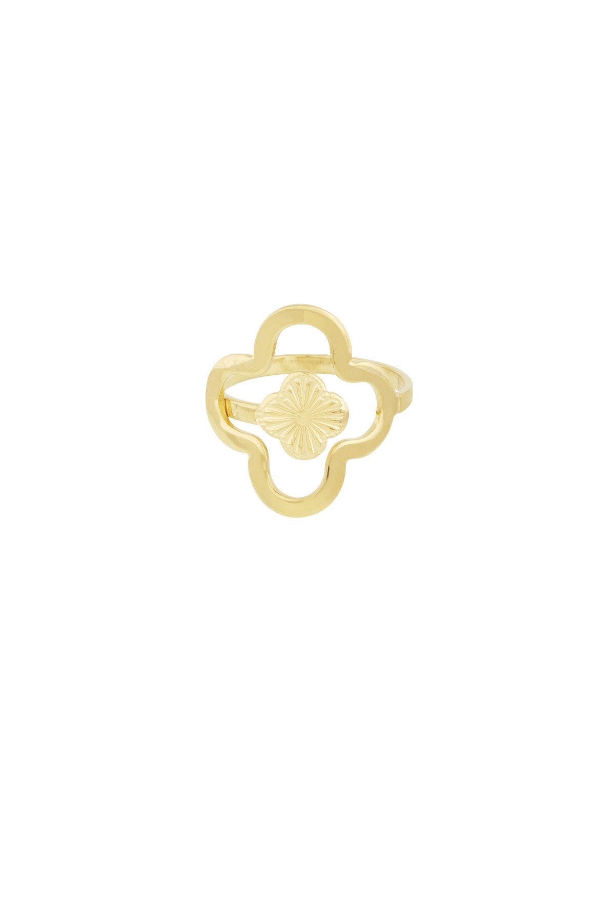 Lucky leaf ring