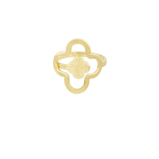 Lucky leaf ring