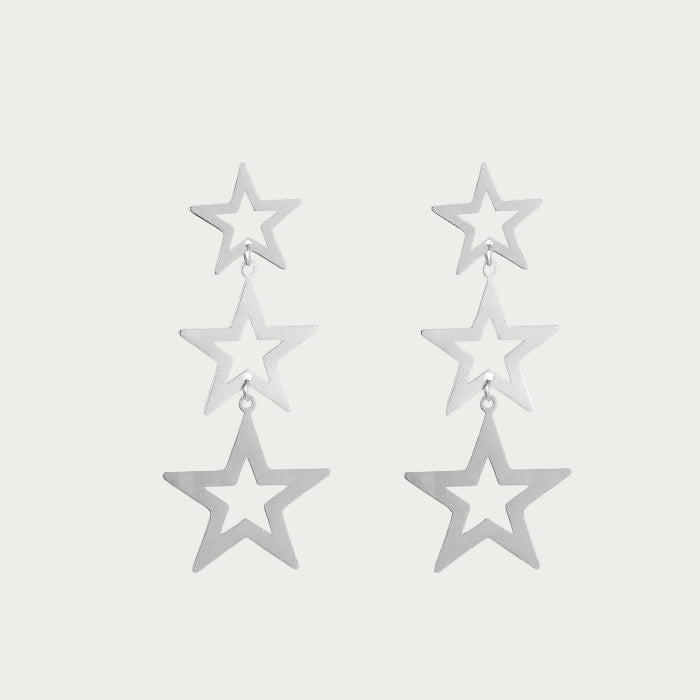 Starry statement oorbellen