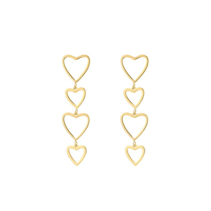 Love story oorbellen